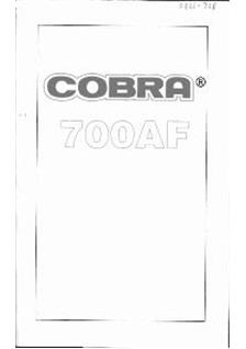 Cobra 700 AF manual. Camera Instructions.